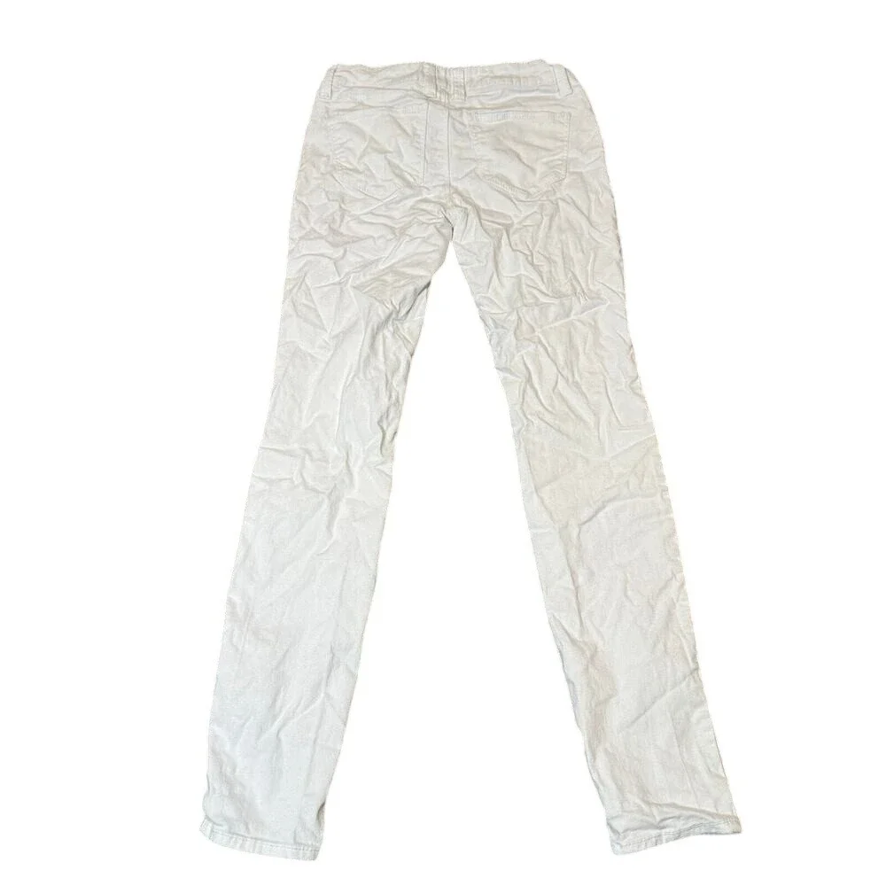 No Boundaries Low‎ Rise Skinny Jeans Arctic White Womens Size 1 NJ19B720K Denim